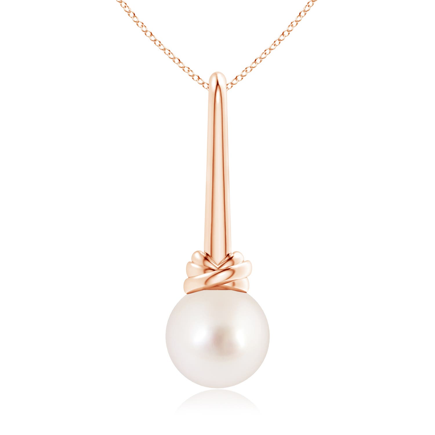 AAAA - South Sea Cultured Pearl / 7.2 CT / 14 KT Rose Gold