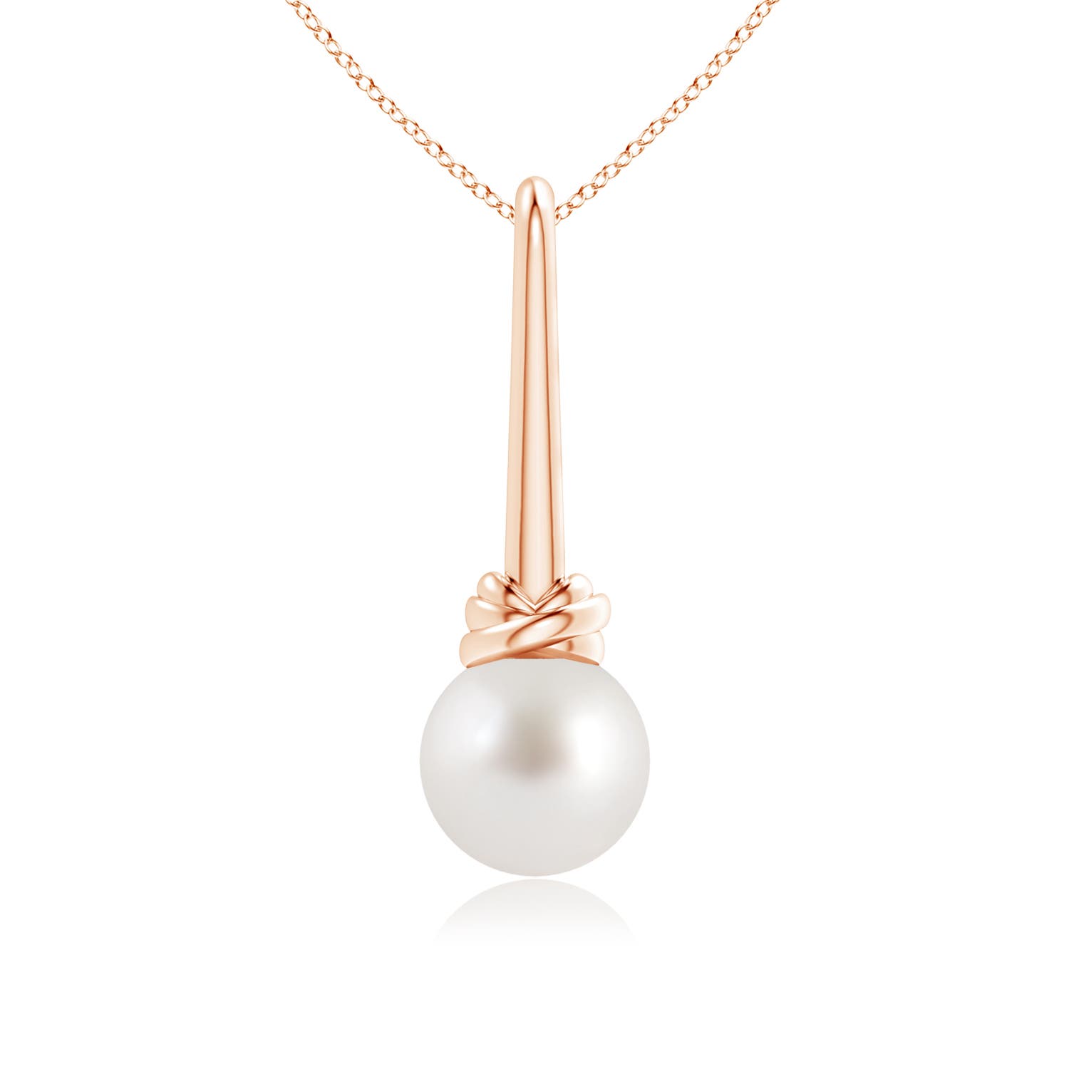 AAA - South Sea Cultured Pearl / 5.25 CT / 14 KT Rose Gold