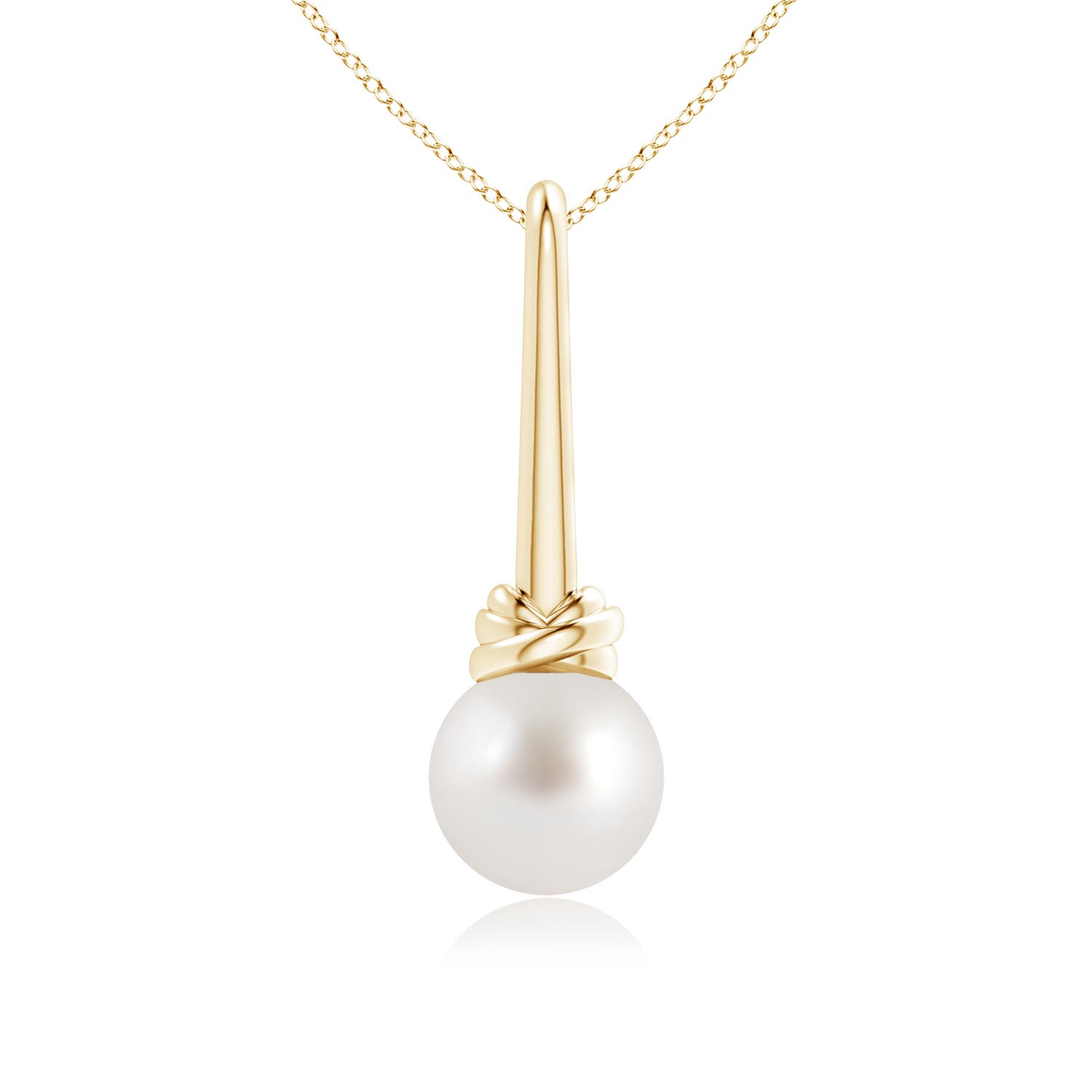 AAA - South Sea Cultured Pearl / 5.25 CT / 14 KT Yellow Gold
