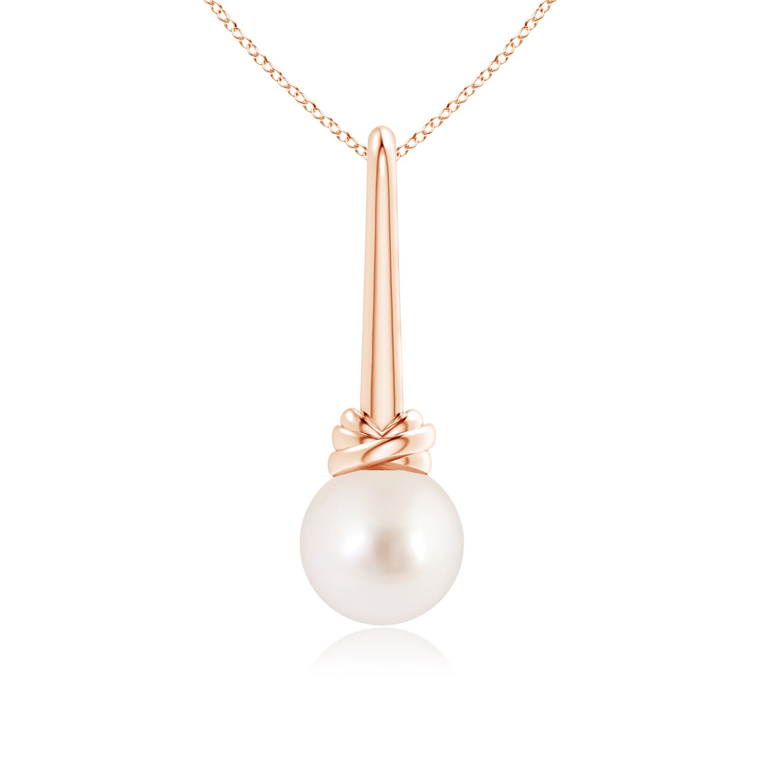 AAAA - South Sea Cultured Pearl / 5.25 CT / 14 KT Rose Gold