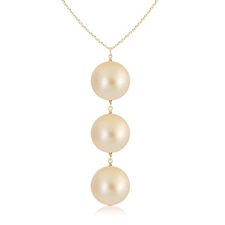 Round AA Golden South Sea Cultured Pearl