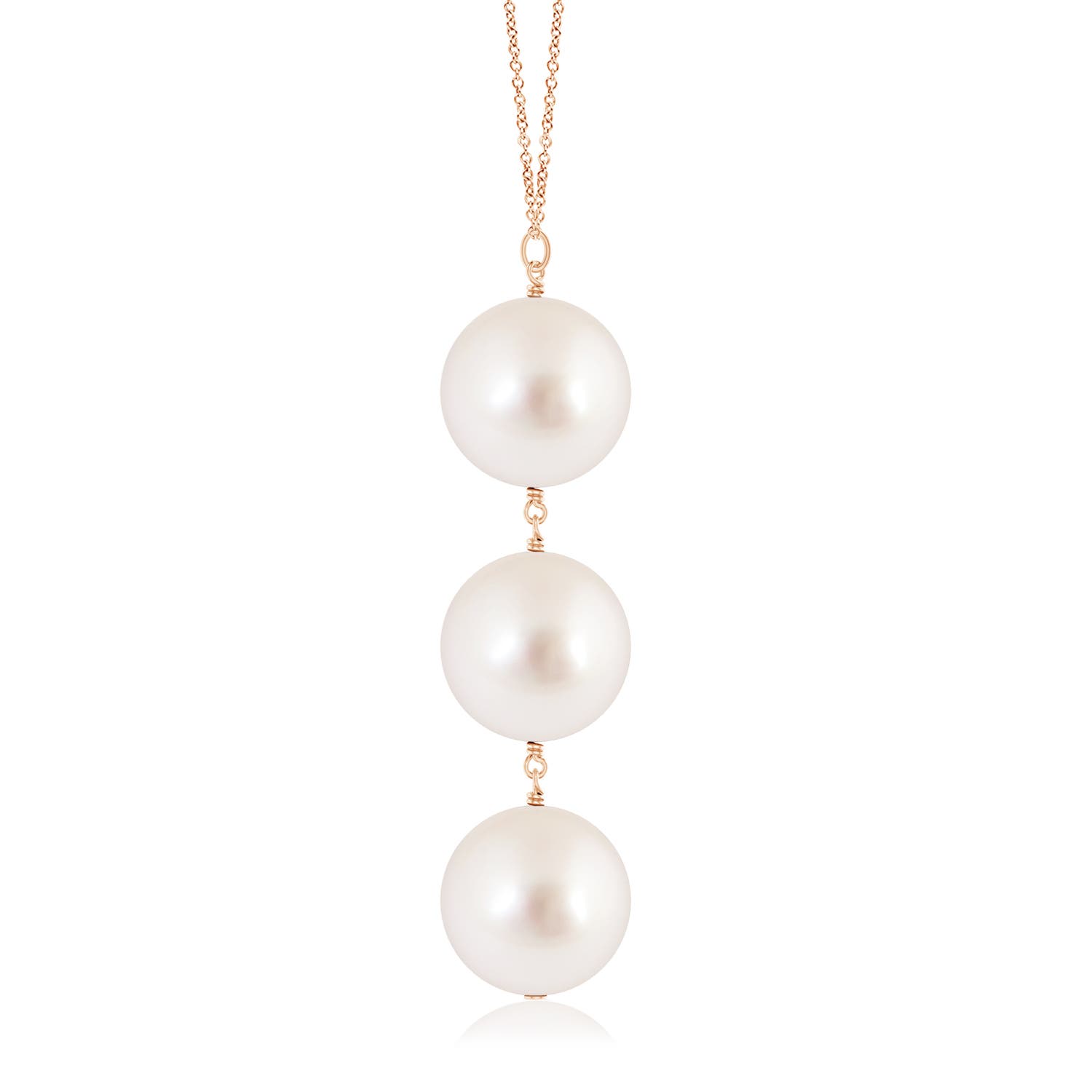 AAAA - South Sea Cultured Pearl / 15.75 CT / 14 KT Rose Gold