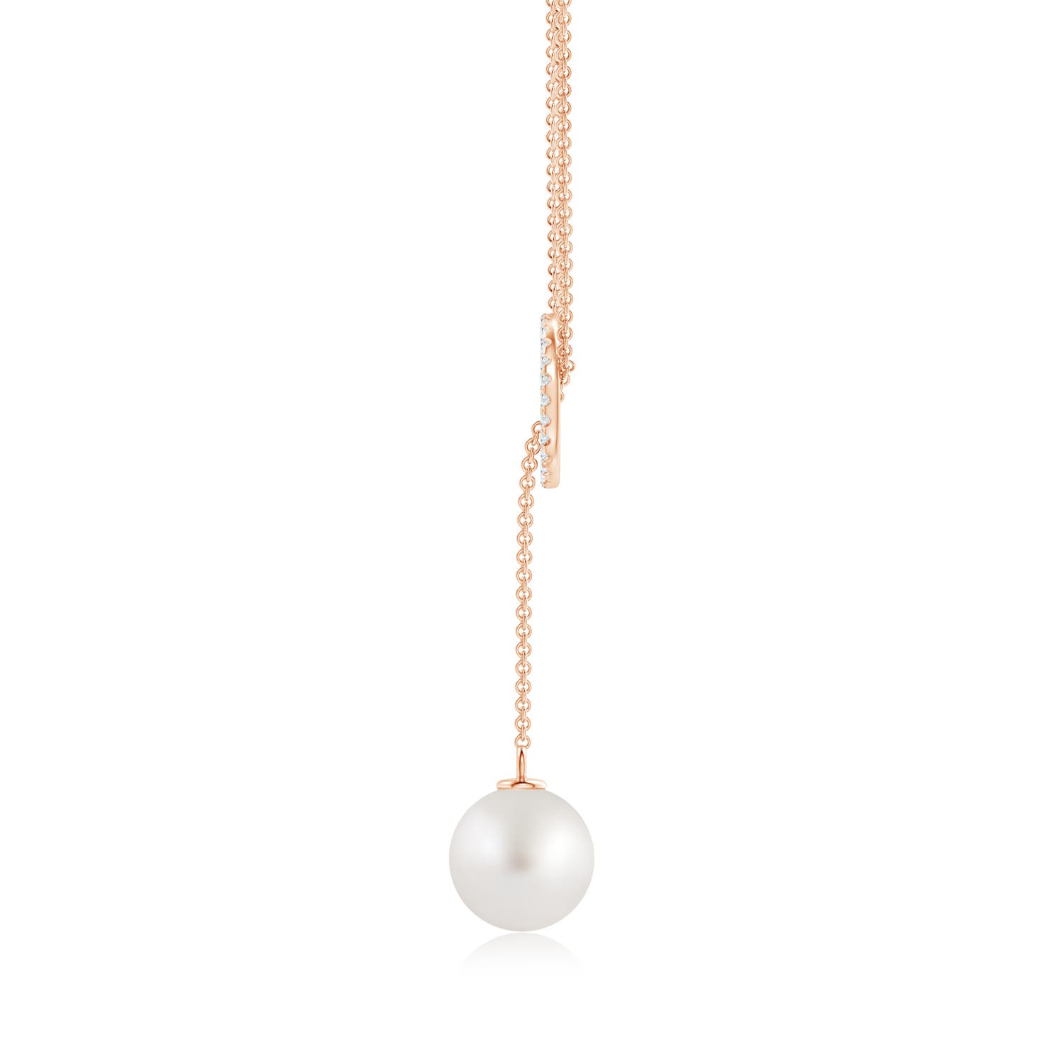 AA - South Sea Cultured Pearl / 5.38 CT / 14 KT Rose Gold