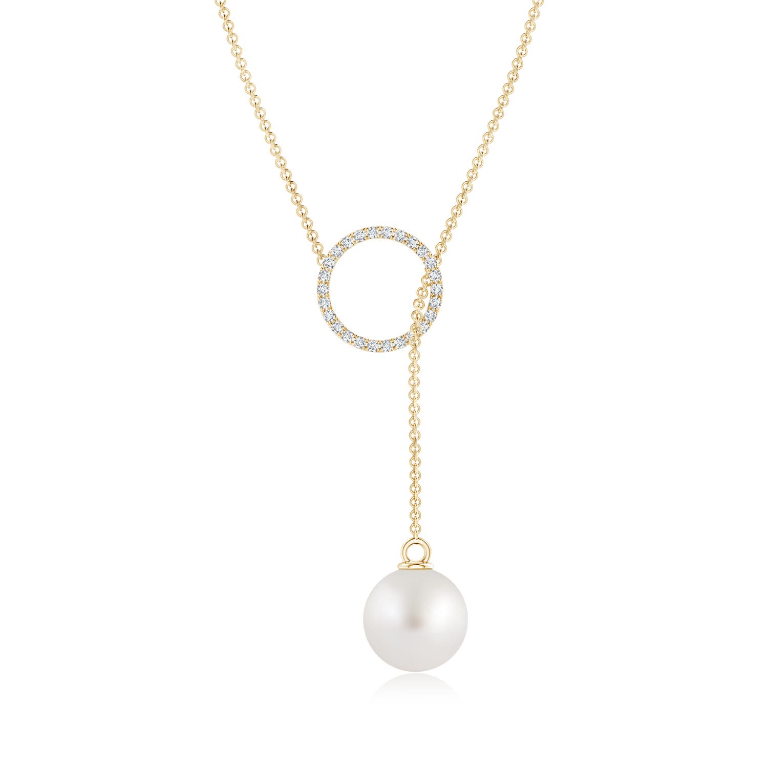 AA - South Sea Cultured Pearl / 5.38 CT / 14 KT Yellow Gold