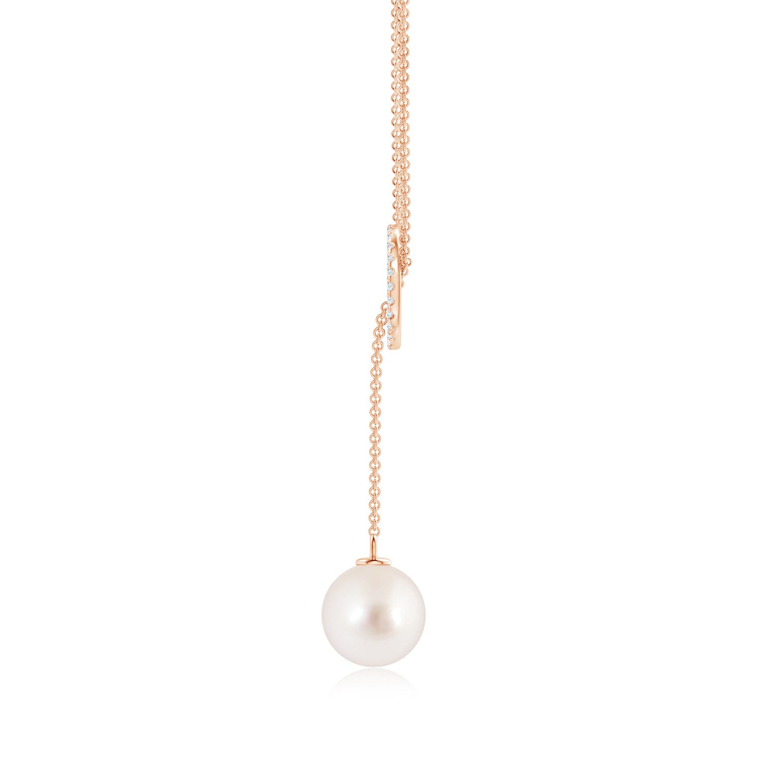 AAAA - South Sea Cultured Pearl / 5.38 CT / 14 KT Rose Gold