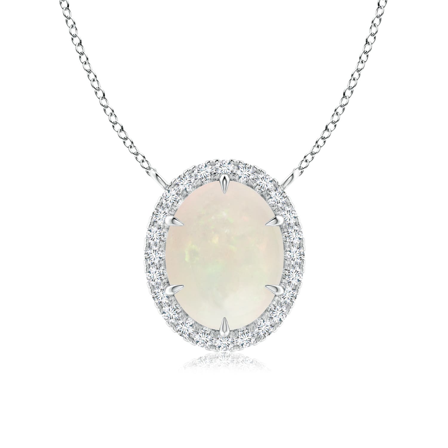 A - Opal / 1.64 CT / 14 KT White Gold