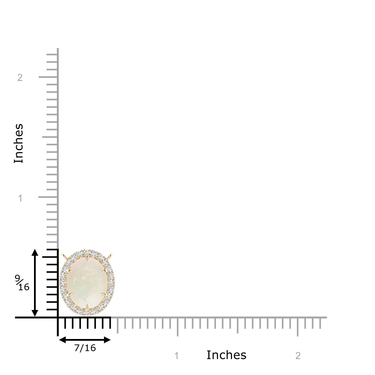 A - Opal / 1.64 CT / 14 KT Yellow Gold