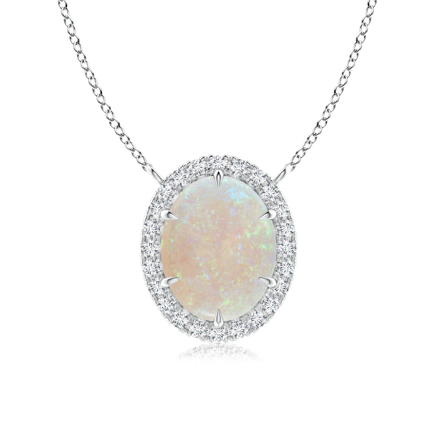 AA - Opal / 1.64 CT / 14 KT White Gold