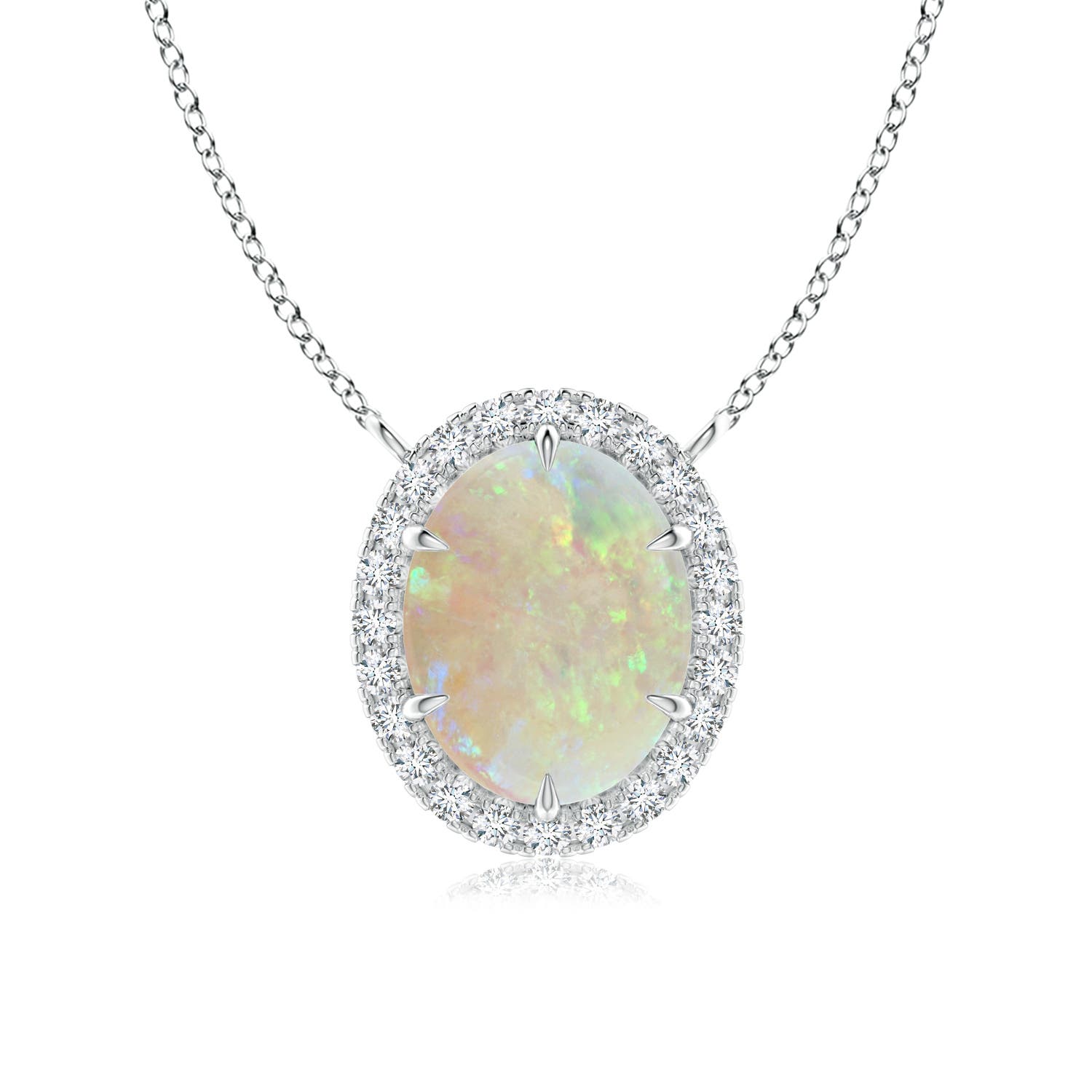 AAA - Opal / 1.64 CT / 14 KT White Gold