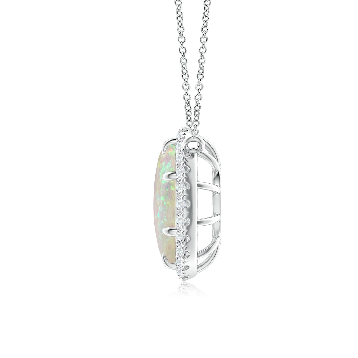 AAA - Opal / 1.64 CT / 14 KT White Gold