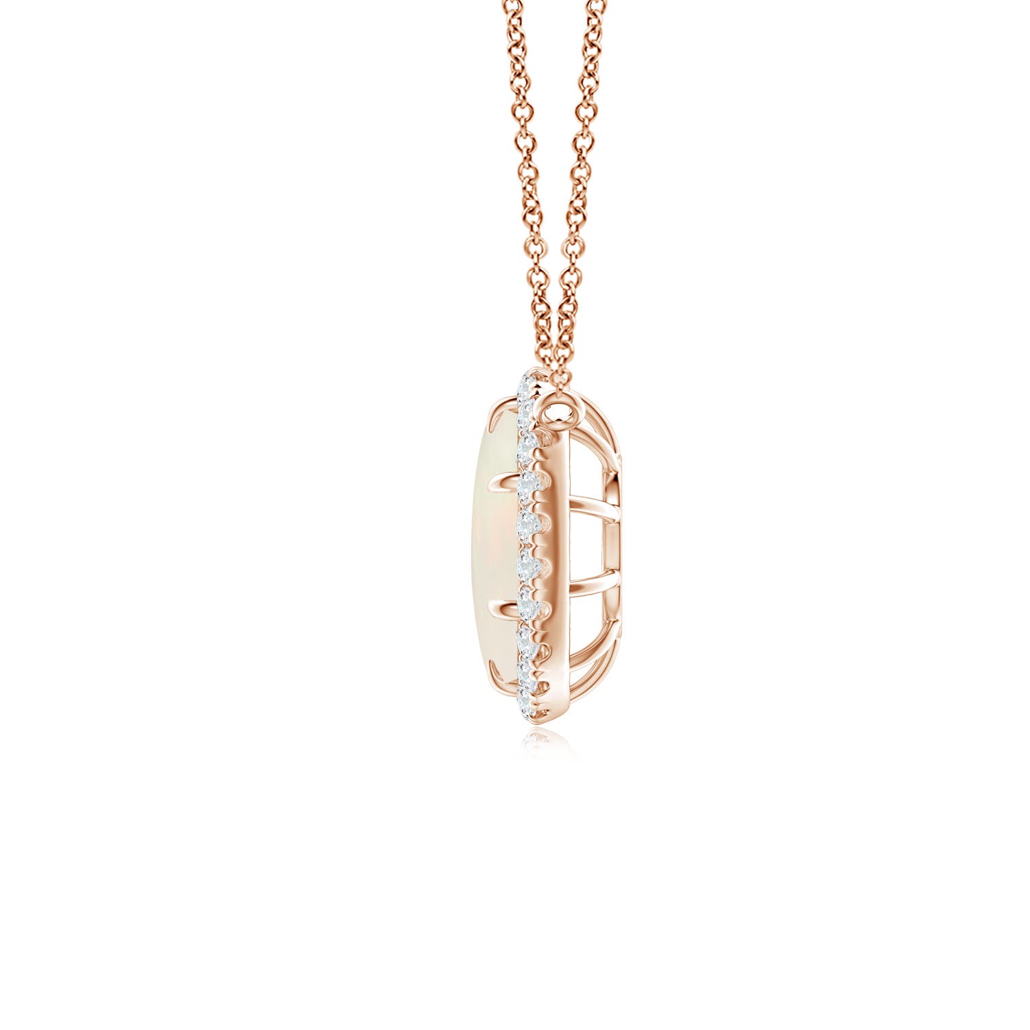 A - Opal / 0.91 CT / 14 KT Rose Gold