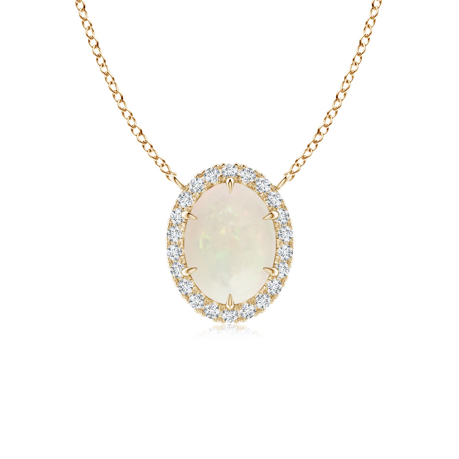 A - Opal / 0.91 CT / 14 KT Yellow Gold