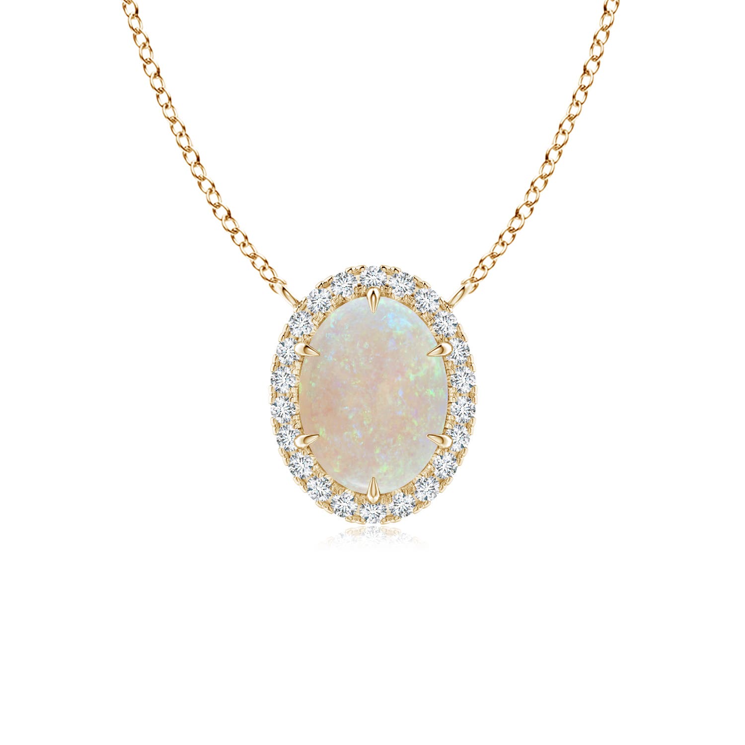 AA - Opal / 0.91 CT / 14 KT Yellow Gold