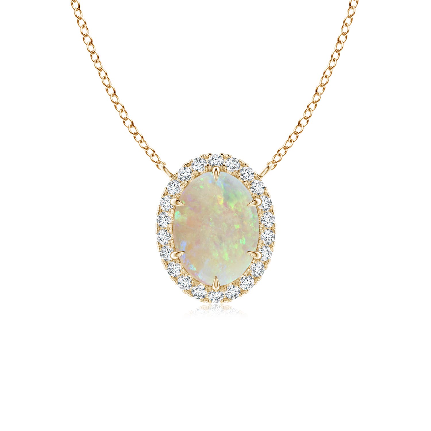 AAA - Opal / 0.91 CT / 14 KT Yellow Gold