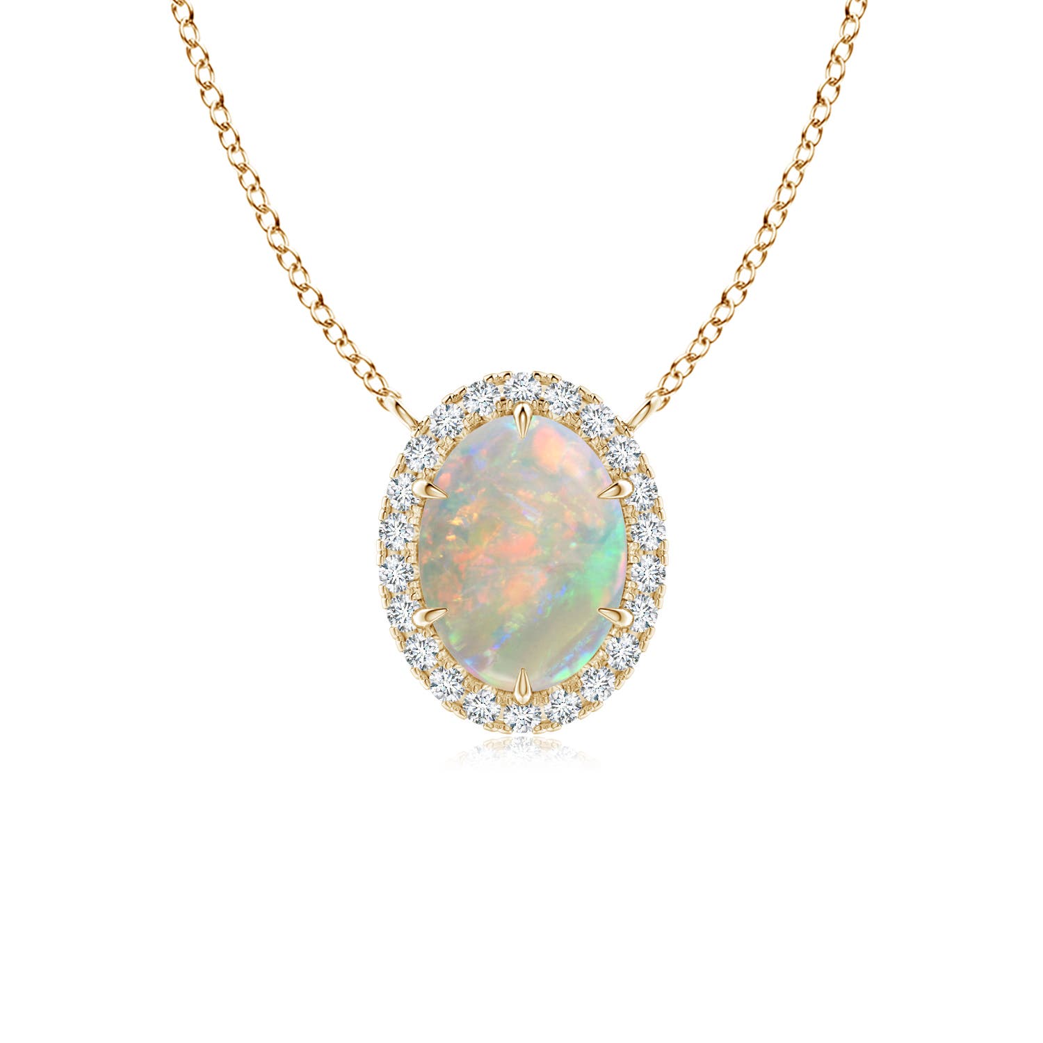 AAAA - Opal / 0.91 CT / 14 KT Yellow Gold