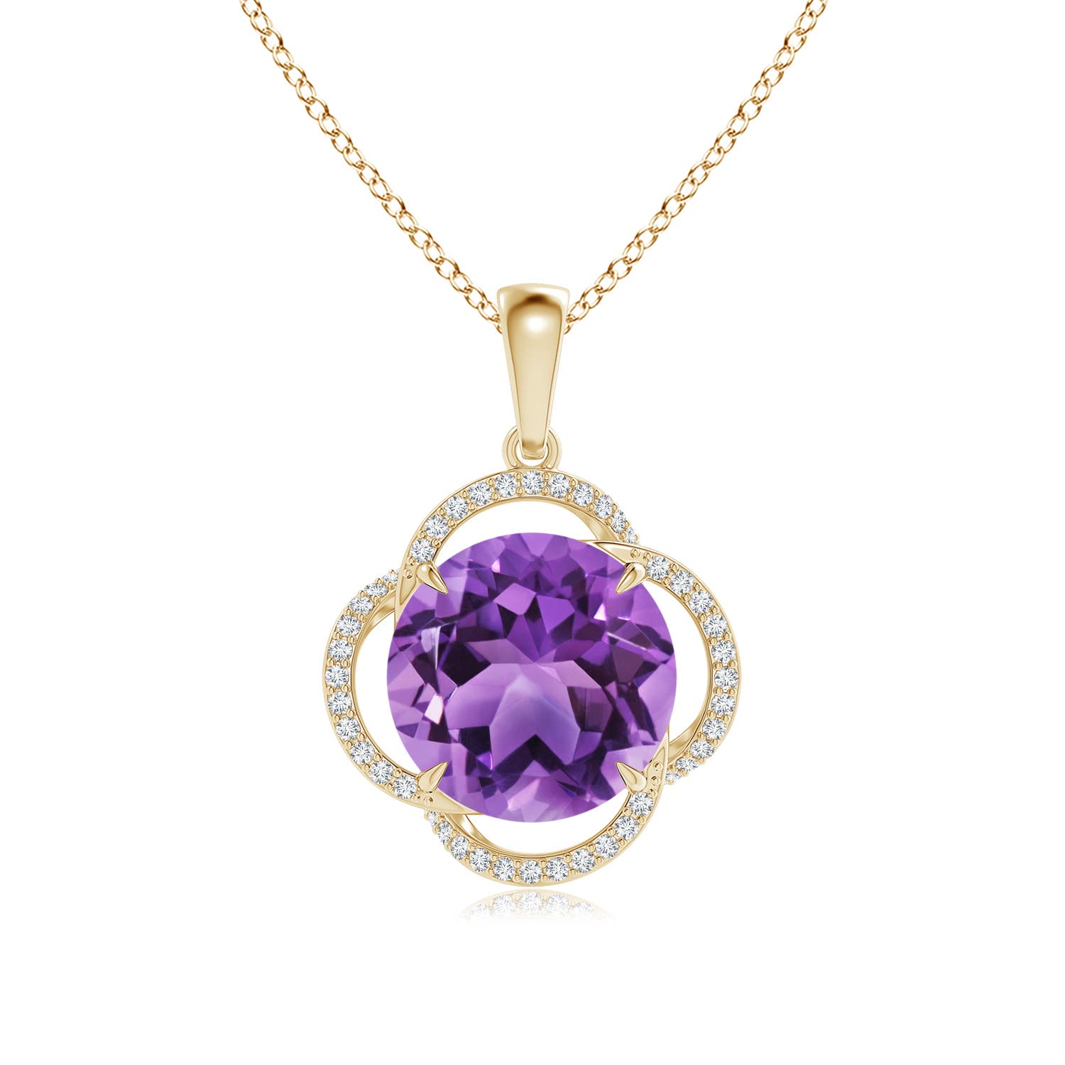 AA - Amethyst / 5.73 CT / 14 KT Yellow Gold