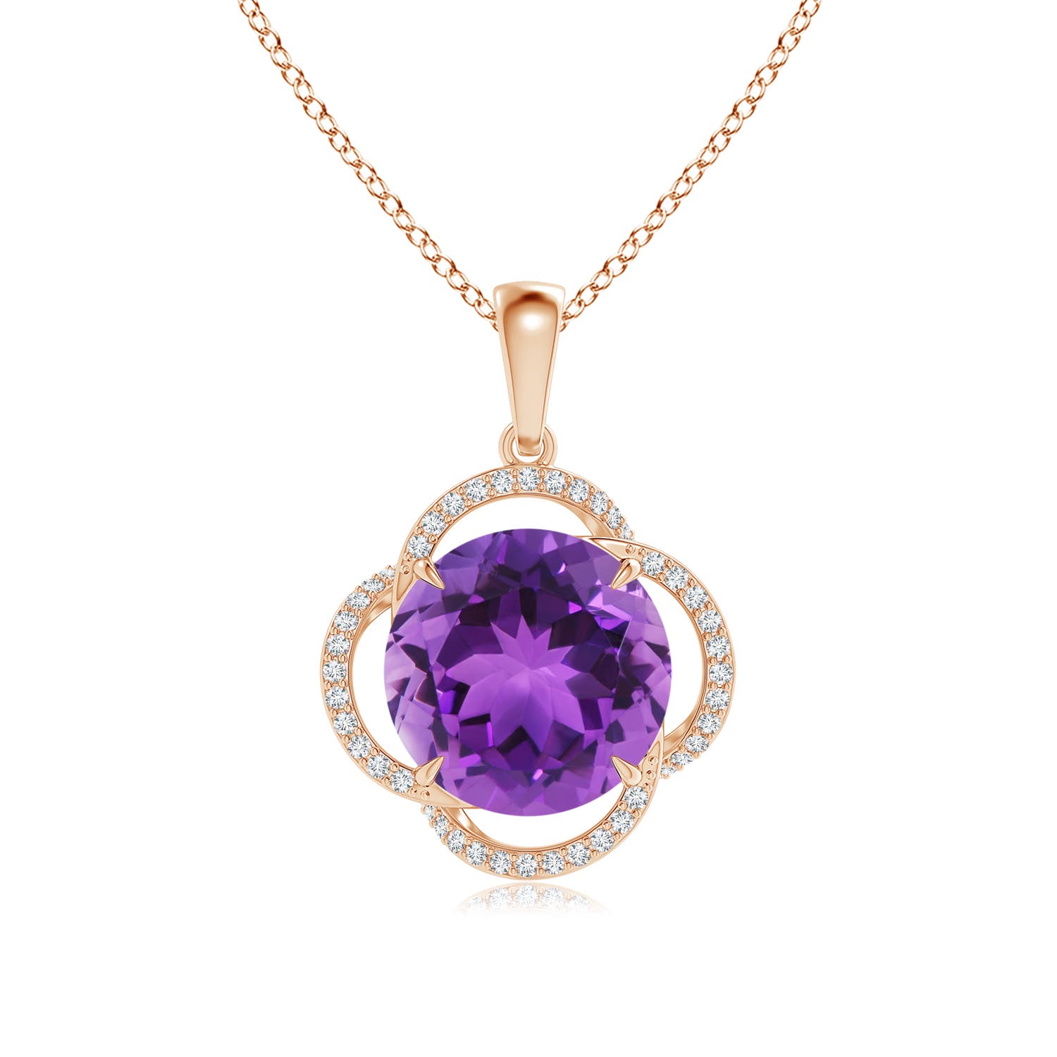 AAA - Amethyst / 5.73 CT / 14 KT Rose Gold