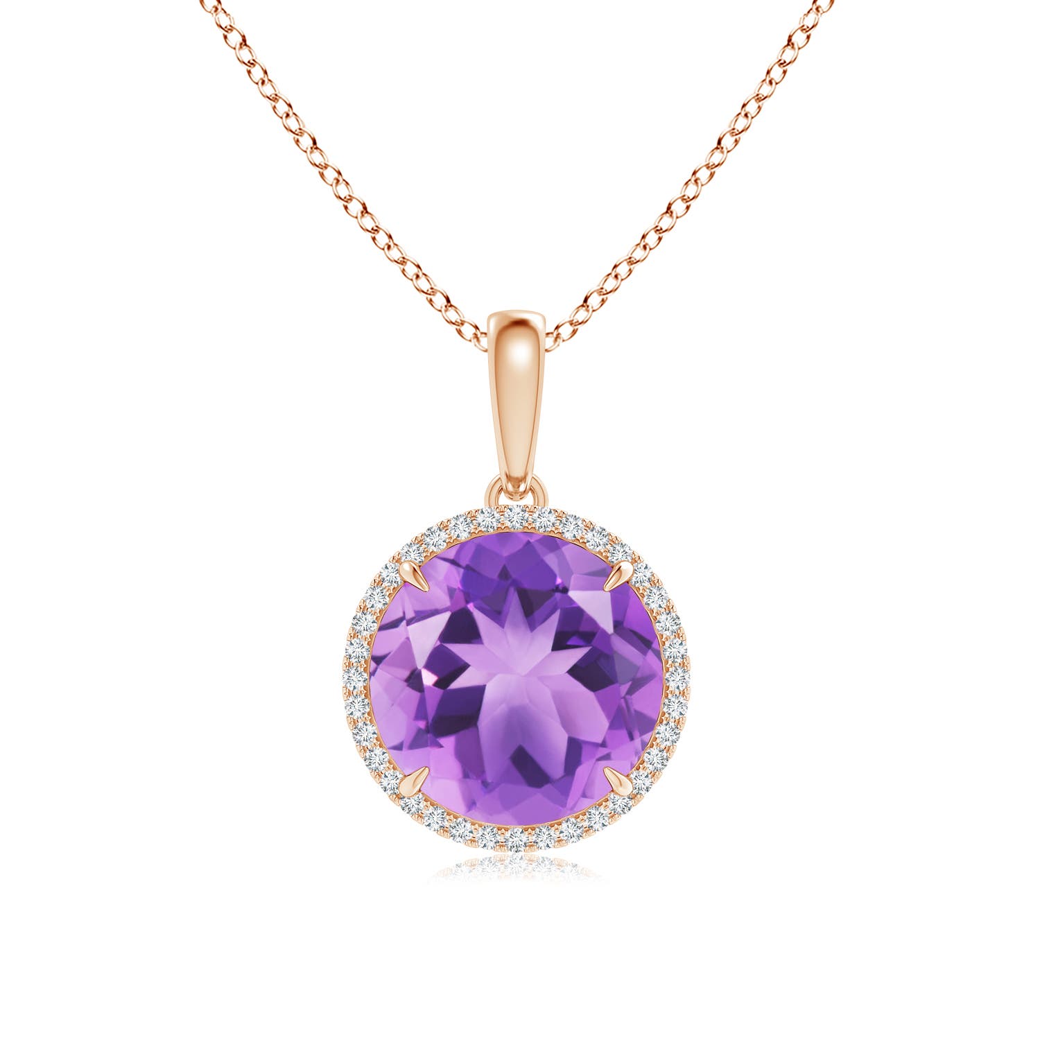 A - Amethyst / 5.68 CT / 14 KT Rose Gold