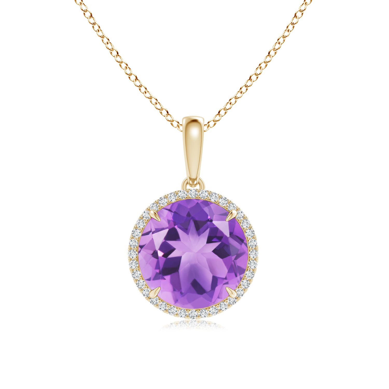 A - Amethyst / 5.68 CT / 14 KT Yellow Gold