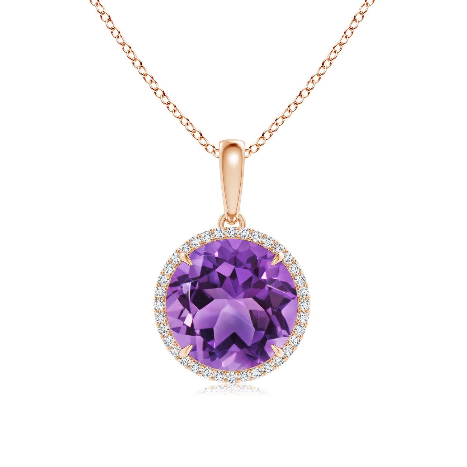 AA - Amethyst / 5.68 CT / 14 KT Rose Gold