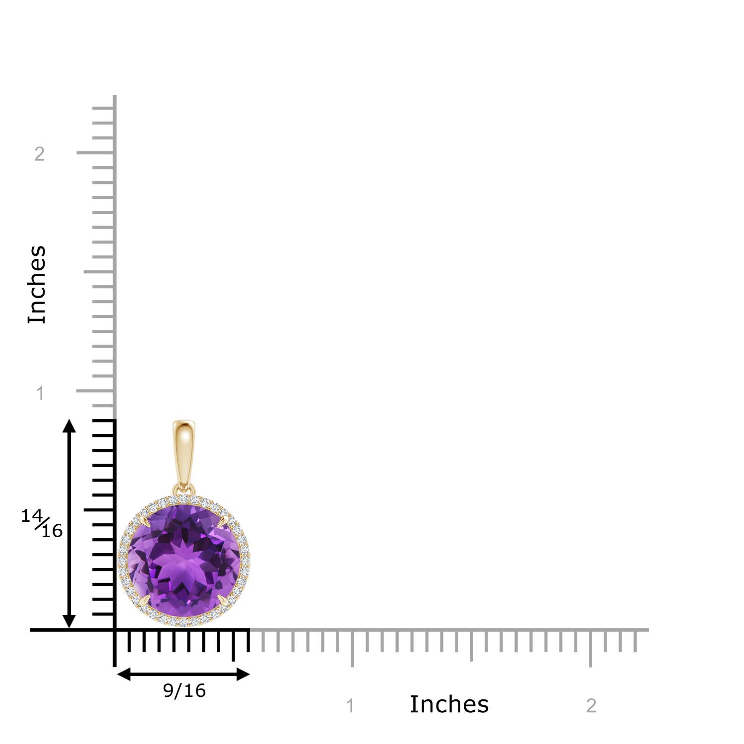 AAA - Amethyst / 5.68 CT / 14 KT Yellow Gold