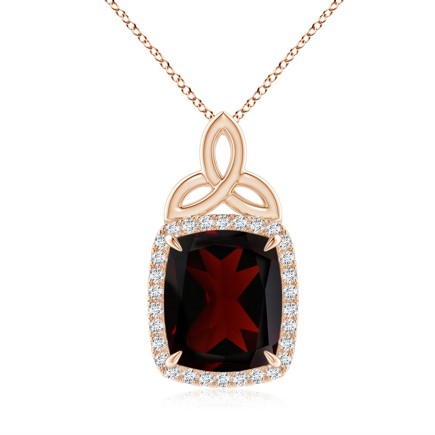 A - Garnet / 5.65 CT / 14 KT Rose Gold