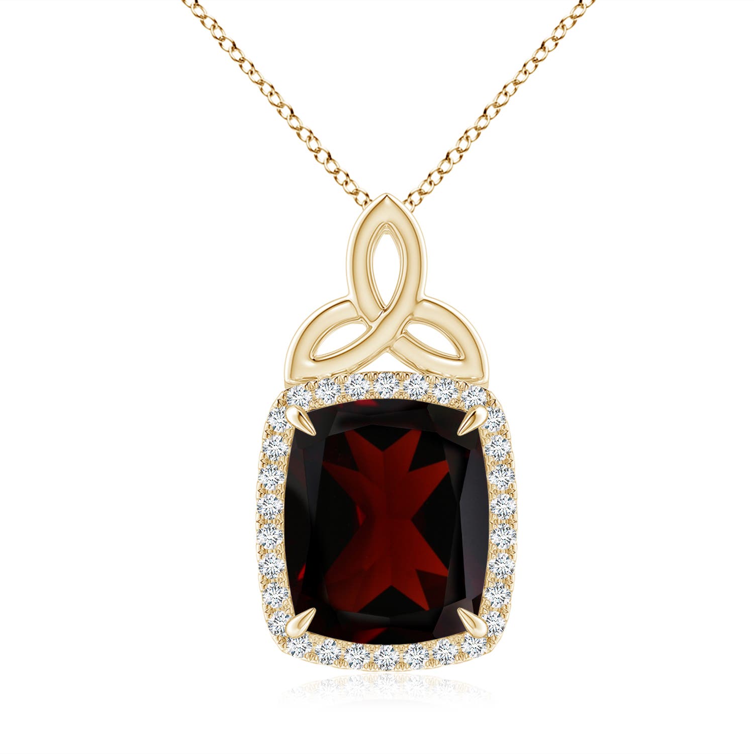 A - Garnet / 5.65 CT / 14 KT Yellow Gold