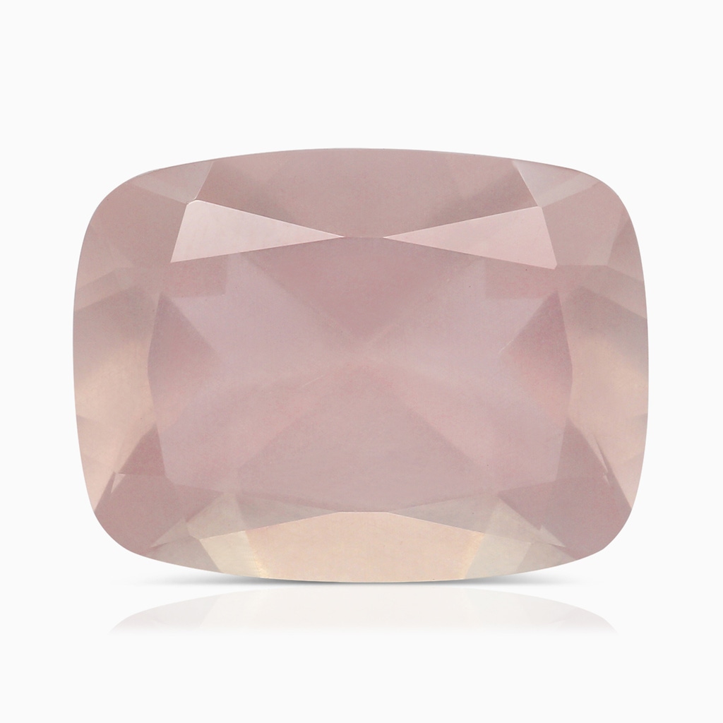 15.92x12.05x7.87mm AAAA GIA Certified Cushion Rectangular Rose Quartz Pendant with Halo in Rose Gold Side 699