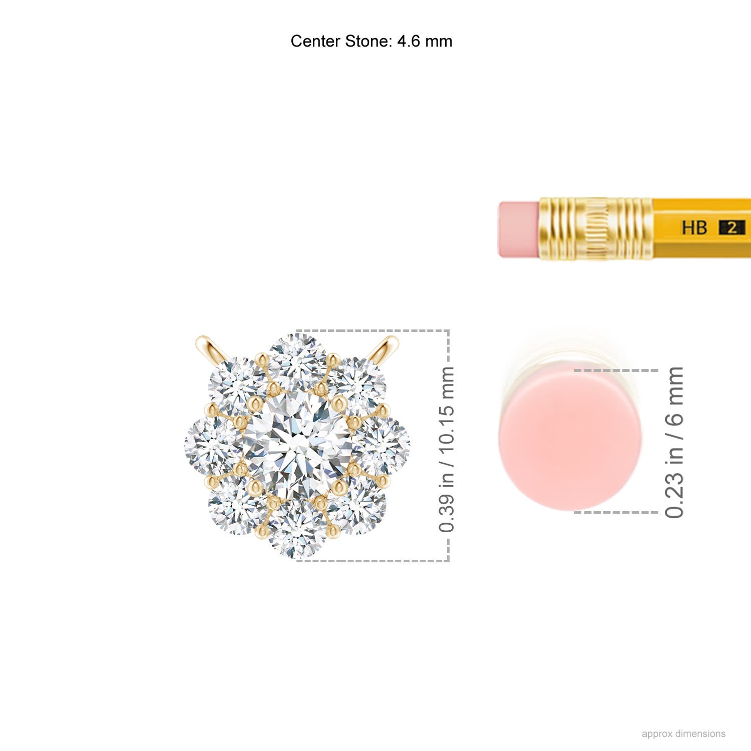 F-G, VS / 1 CT / 14 KT Yellow Gold