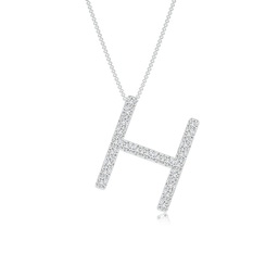 White Gold H Initial Jewellery