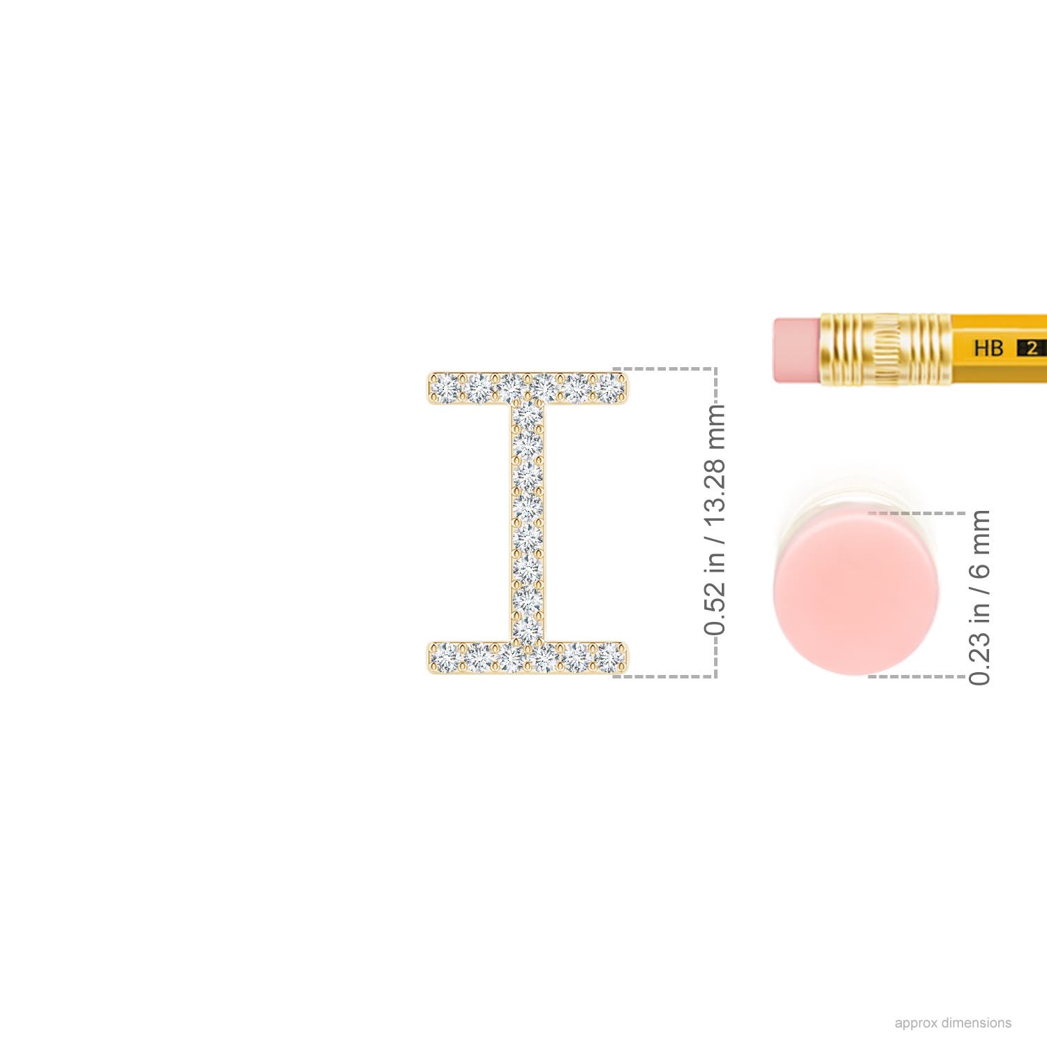 G, VS2 / 0.16 CT / 14 KT Yellow Gold