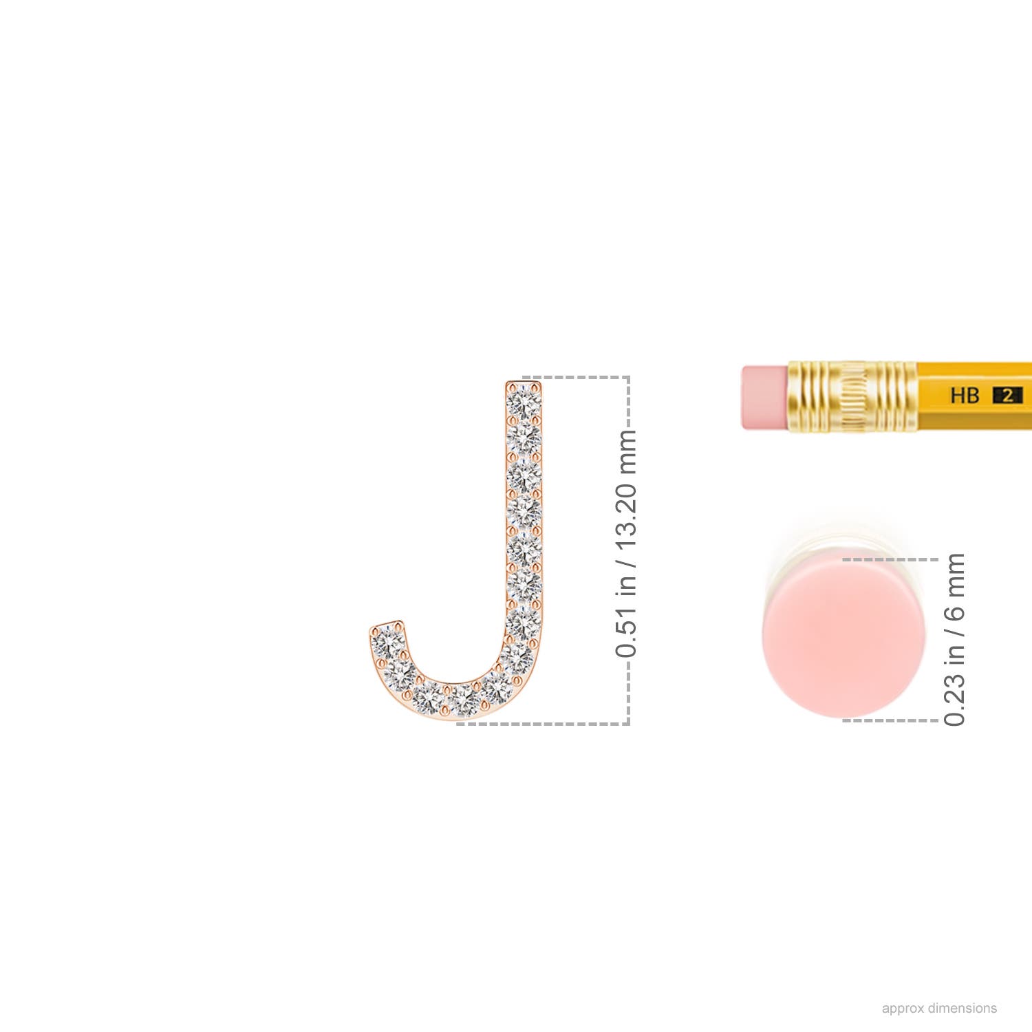 I-J, I1-I2 / 0.1 CT / 14 KT Rose Gold