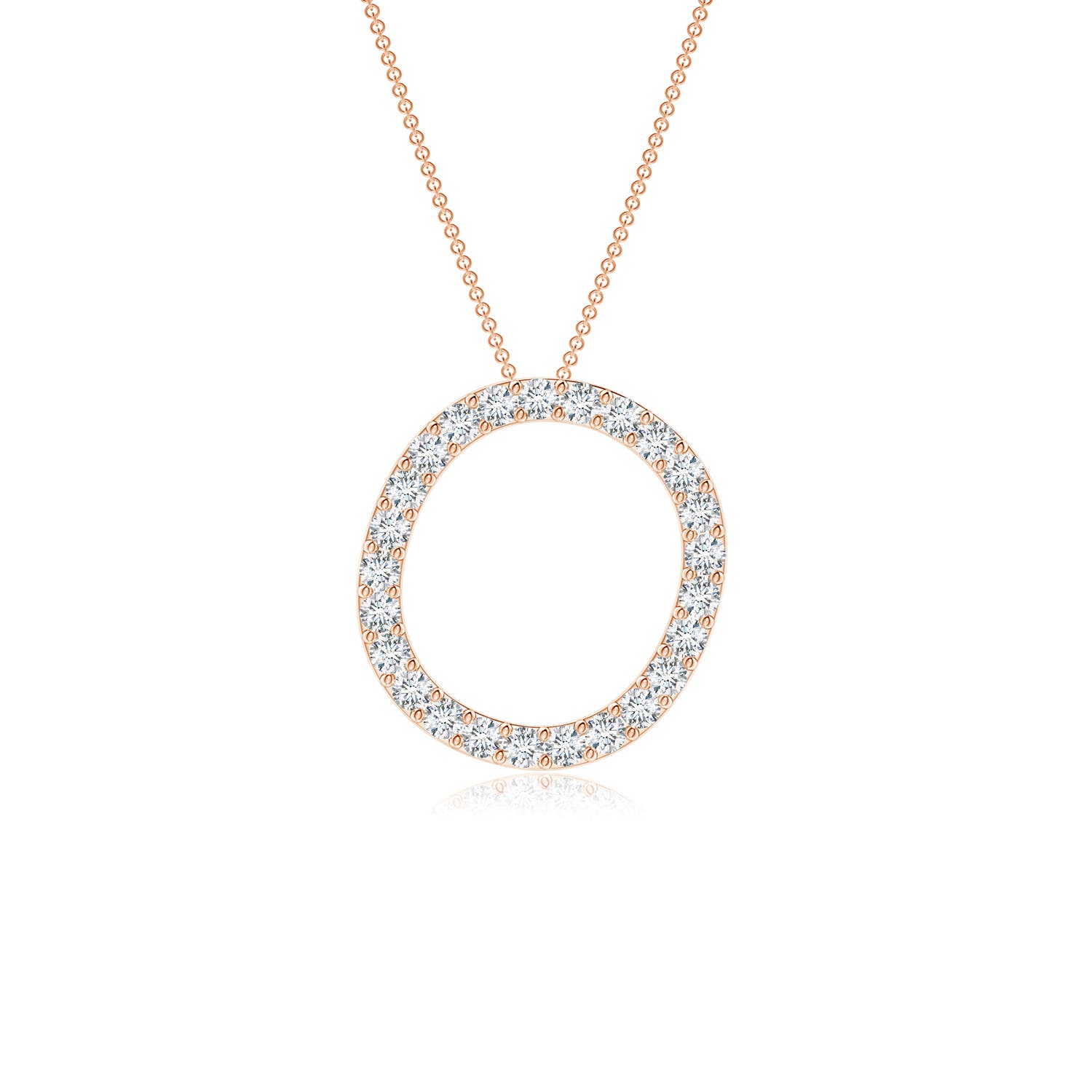 G, VS2 / 0.2 CT / 14 KT Rose Gold