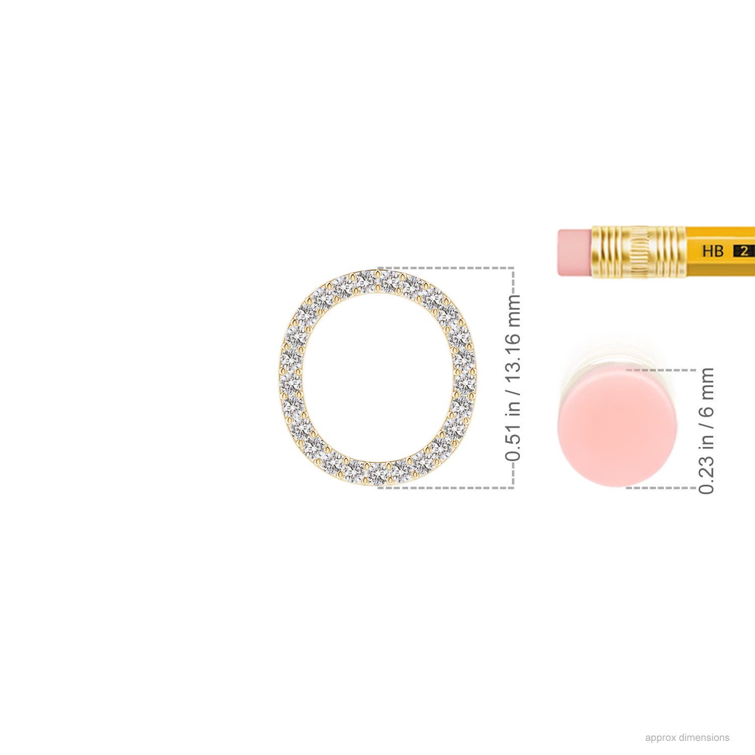 I-J, I1-I2 / 0.2 CT / 14 KT Yellow Gold