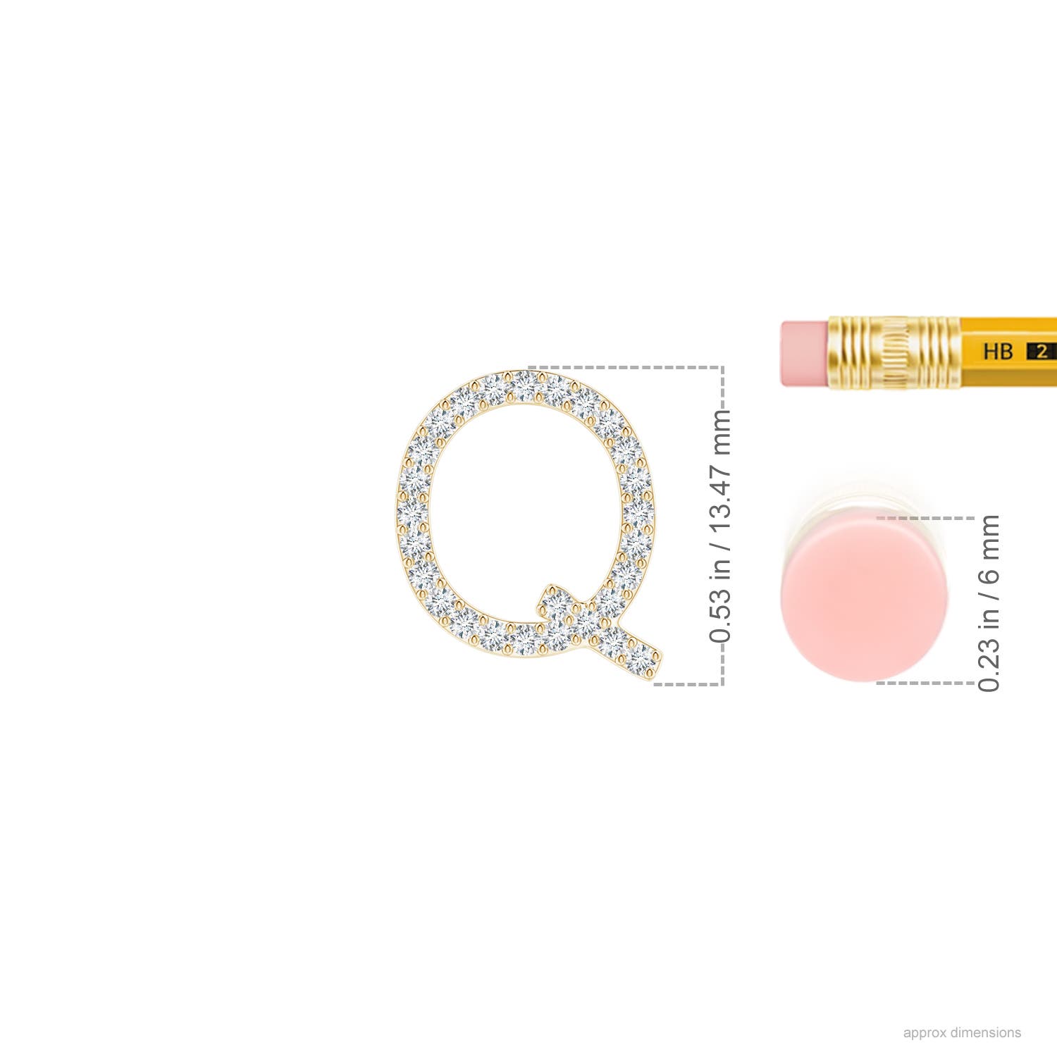 F-G, VS / 0.22 CT / 14 KT Yellow Gold