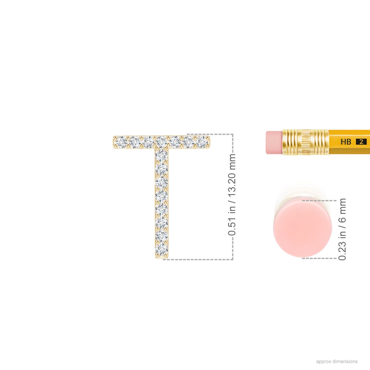 G, VS2 / 0.12 CT / 14 KT Yellow Gold