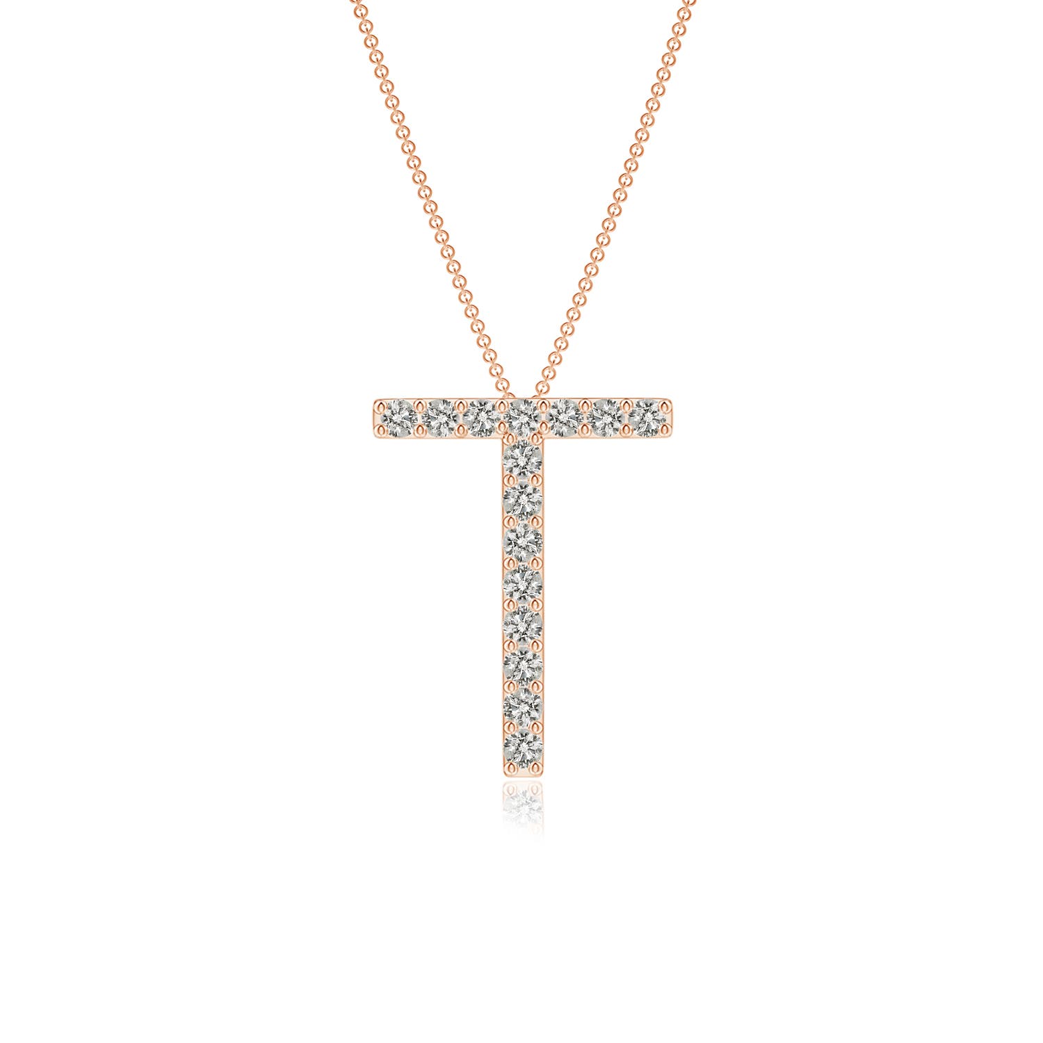 K, I3 / 0.12 CT / 14 KT Rose Gold