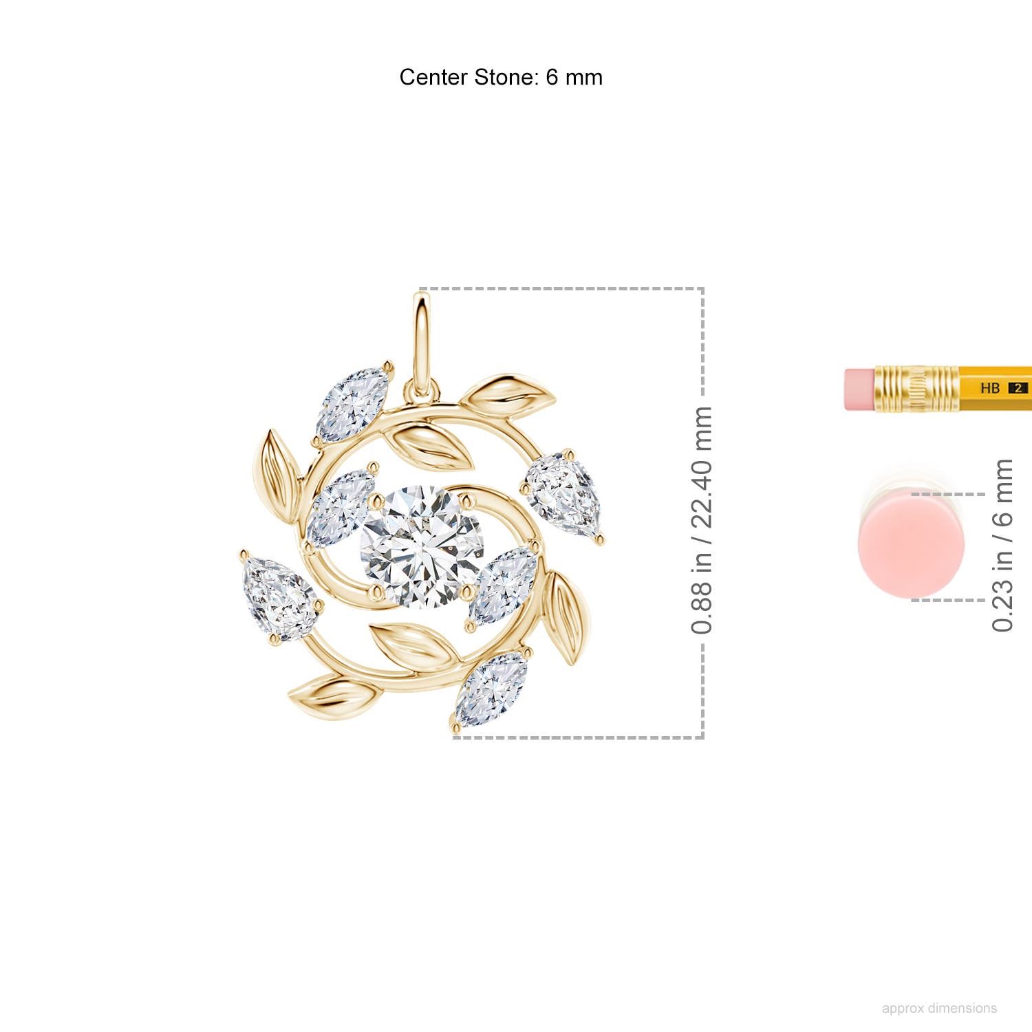 H, SI2 / 1.76 CT / 14 KT Yellow Gold