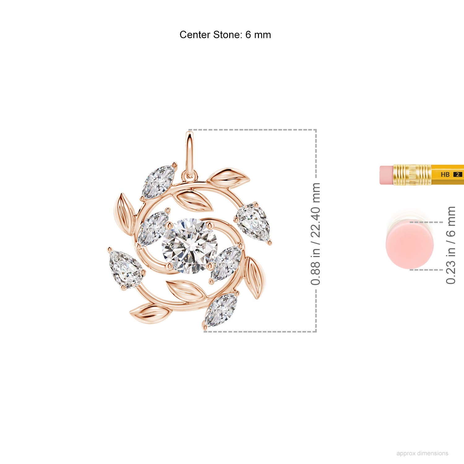 I-J, I1-I2 / 1.76 CT / 14 KT Rose Gold