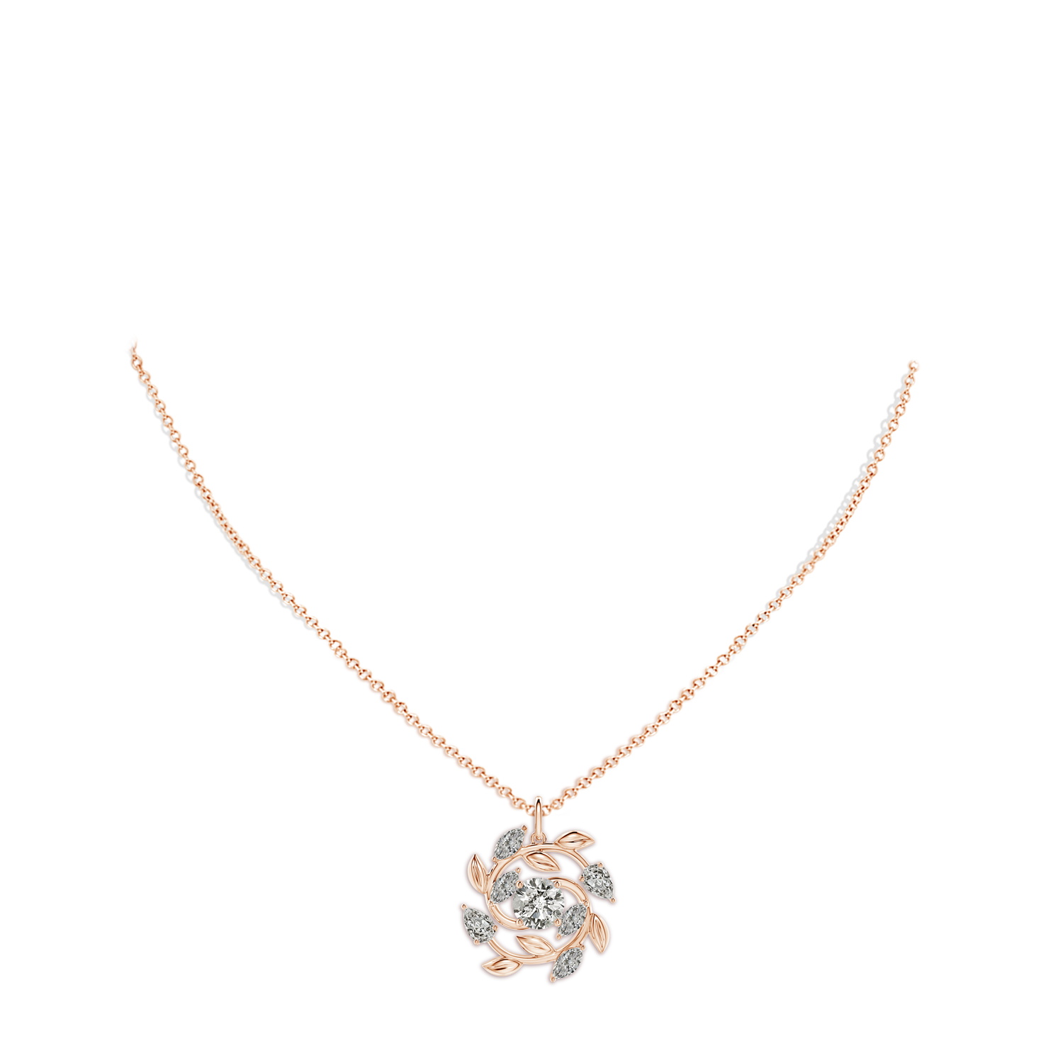 K, I3 / 1.76 CT / 18 KT Rose Gold