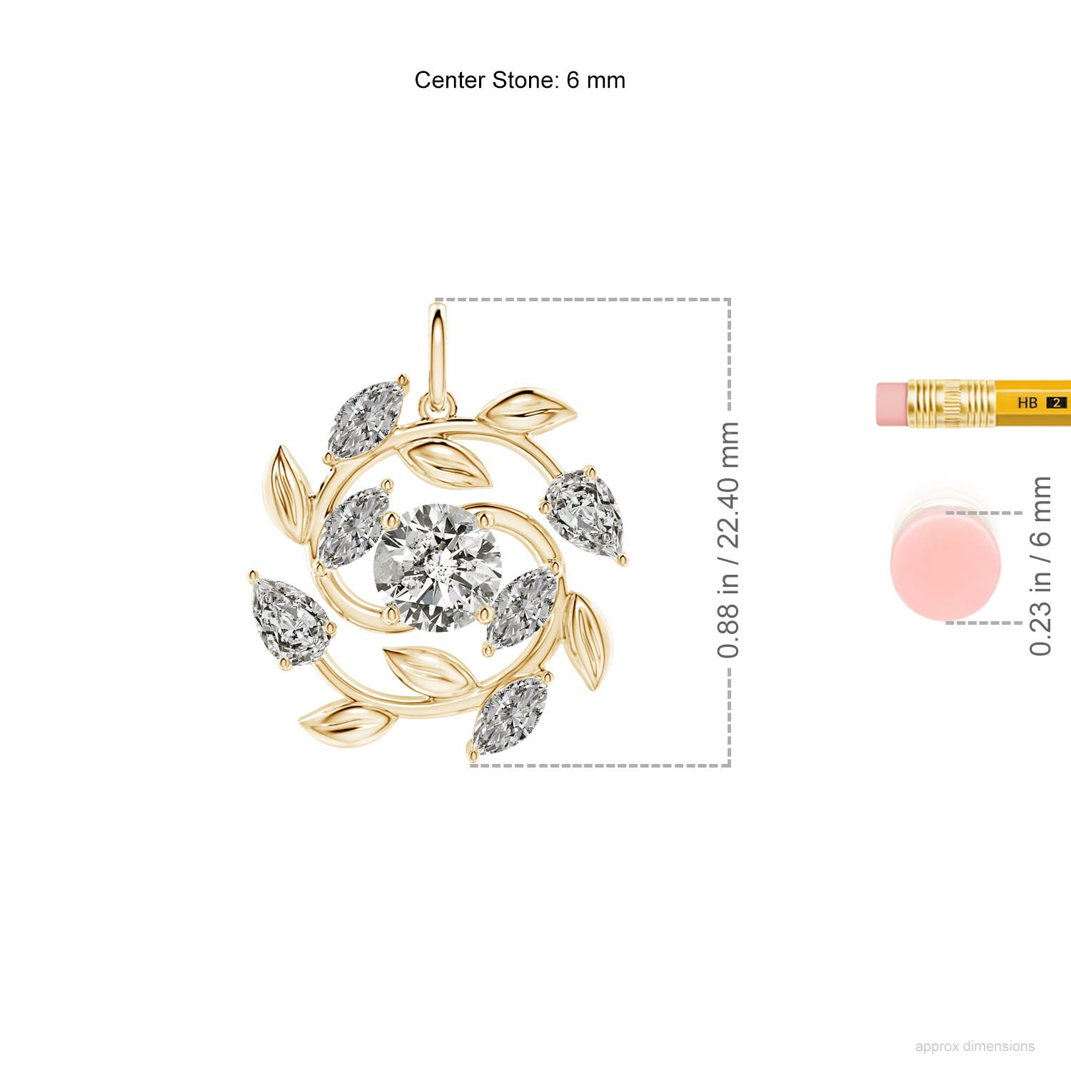 K, I3 / 1.76 CT / 18 KT Yellow Gold