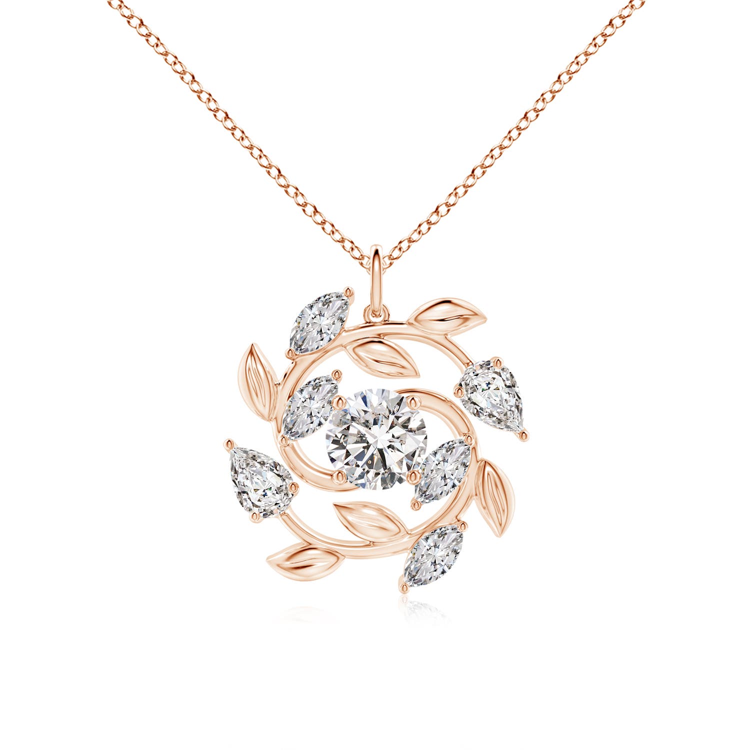 I-J, I1-I2 / 3.05 CT / 18 KT Rose Gold