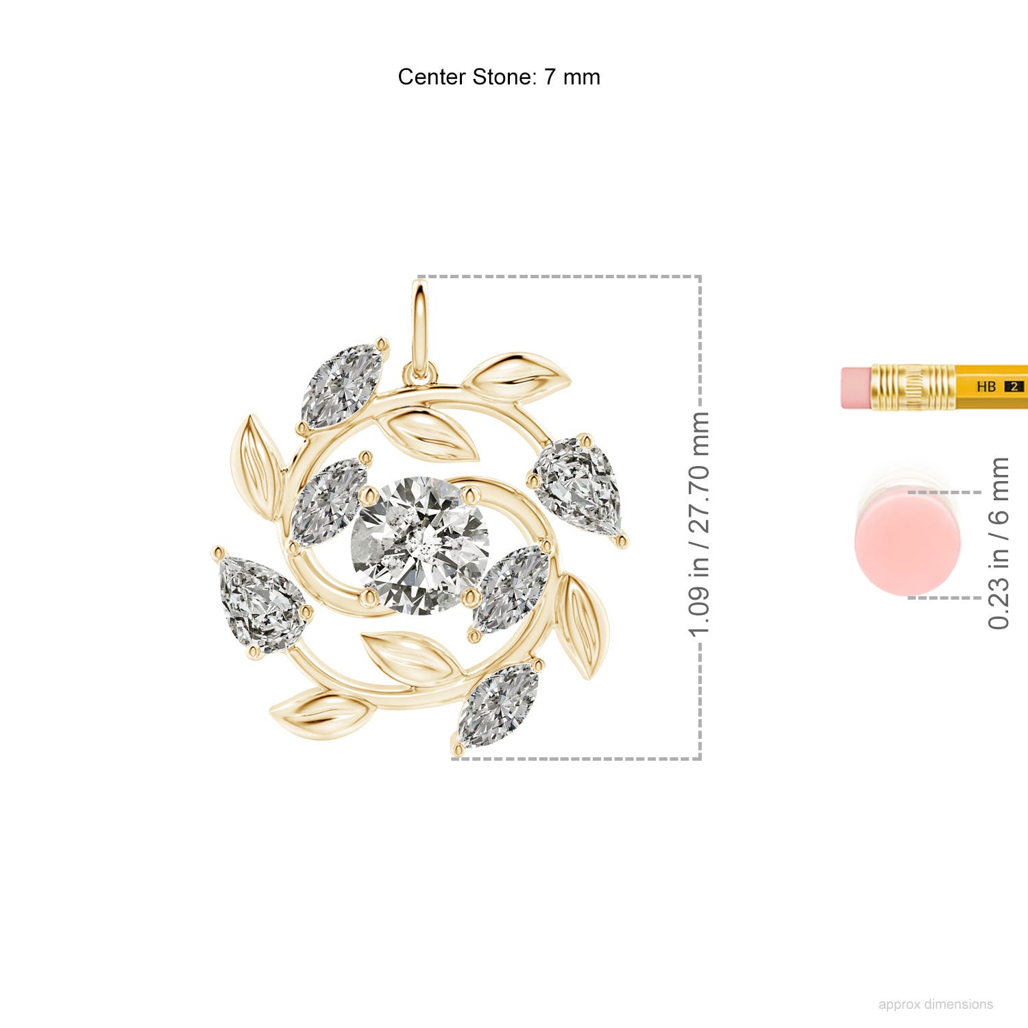 K, I3 / 3.05 CT / 18 KT Yellow Gold