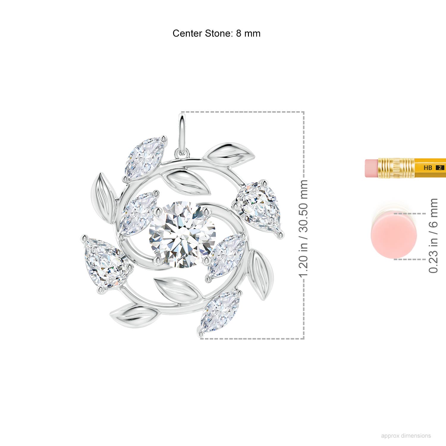 G, VS2 / 4.62 CT / 18 KT White Gold