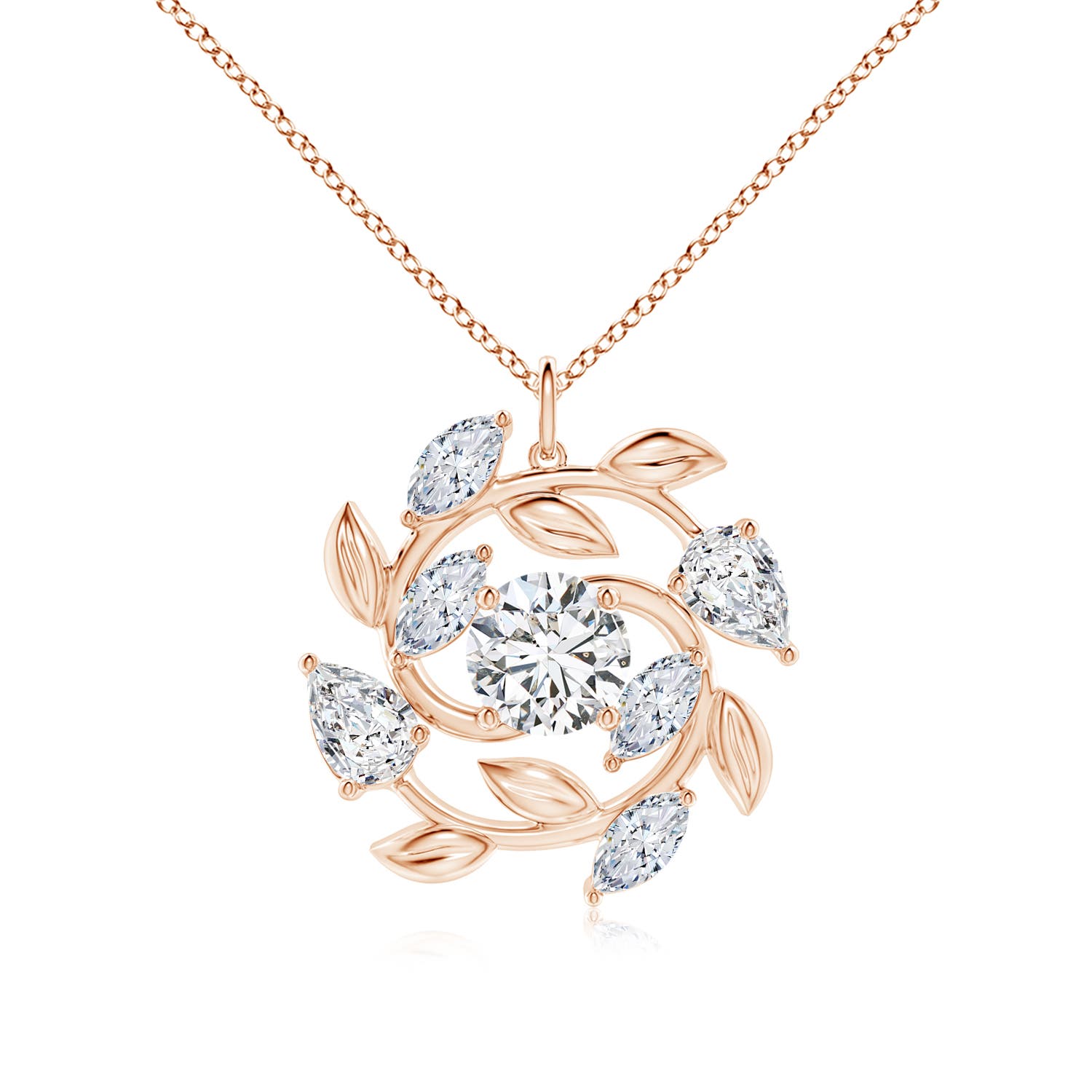 H, SI2 / 4.62 CT / 18 KT Rose Gold