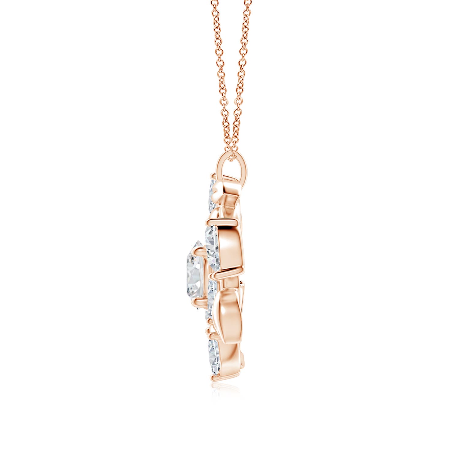 H, SI2 / 4.62 CT / 18 KT Rose Gold