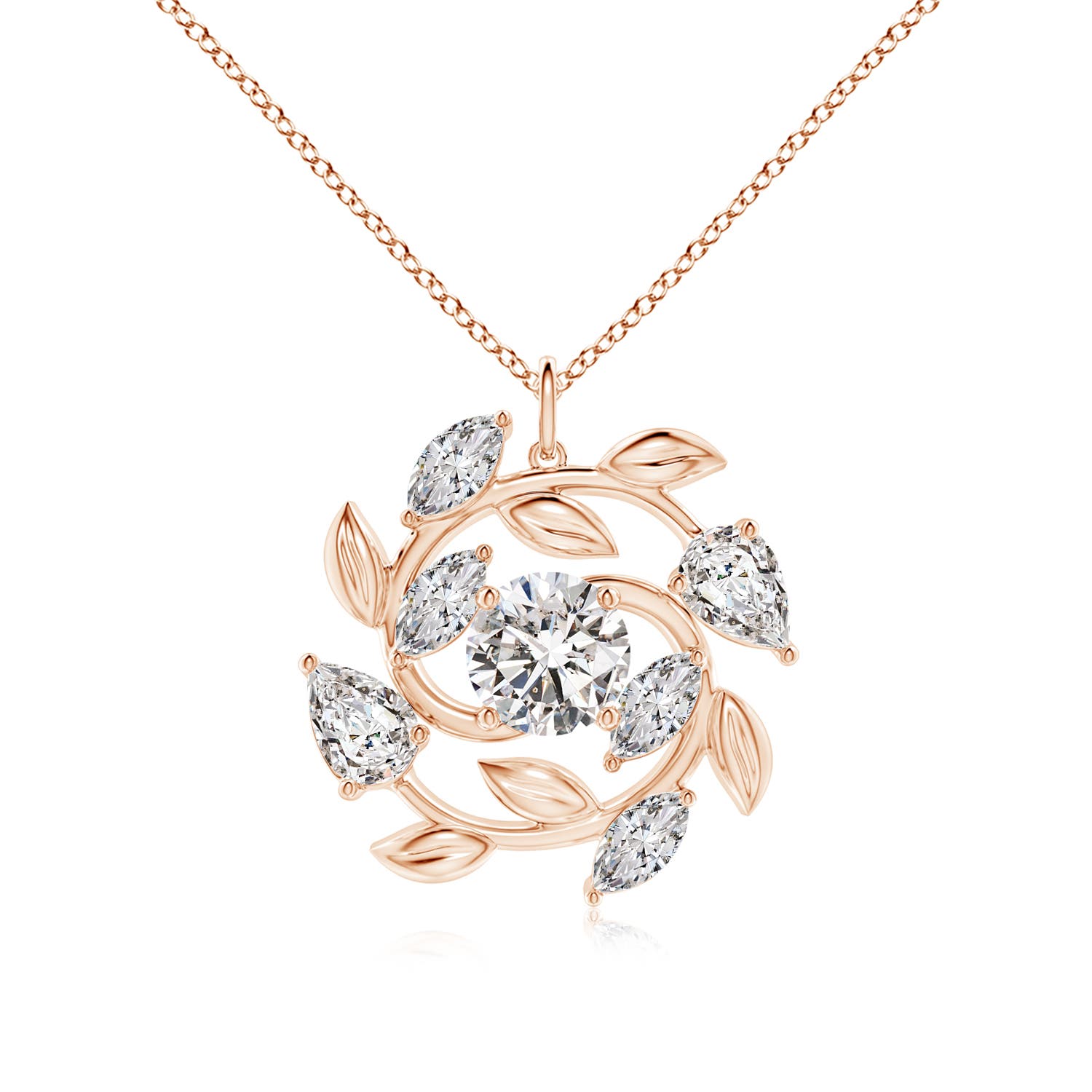 I-J, I1-I2 / 4.62 CT / 18 KT Rose Gold