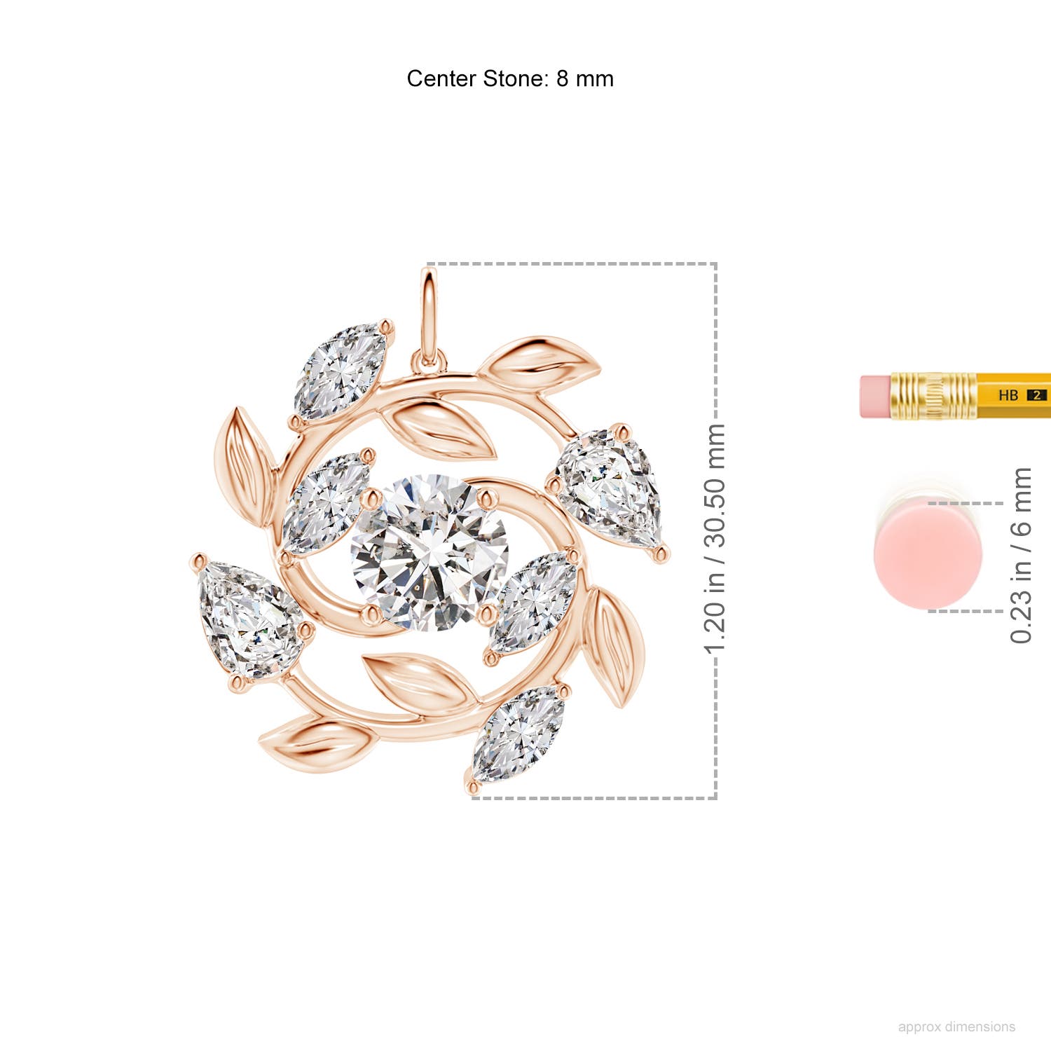 I-J, I1-I2 / 4.62 CT / 14 KT Rose Gold