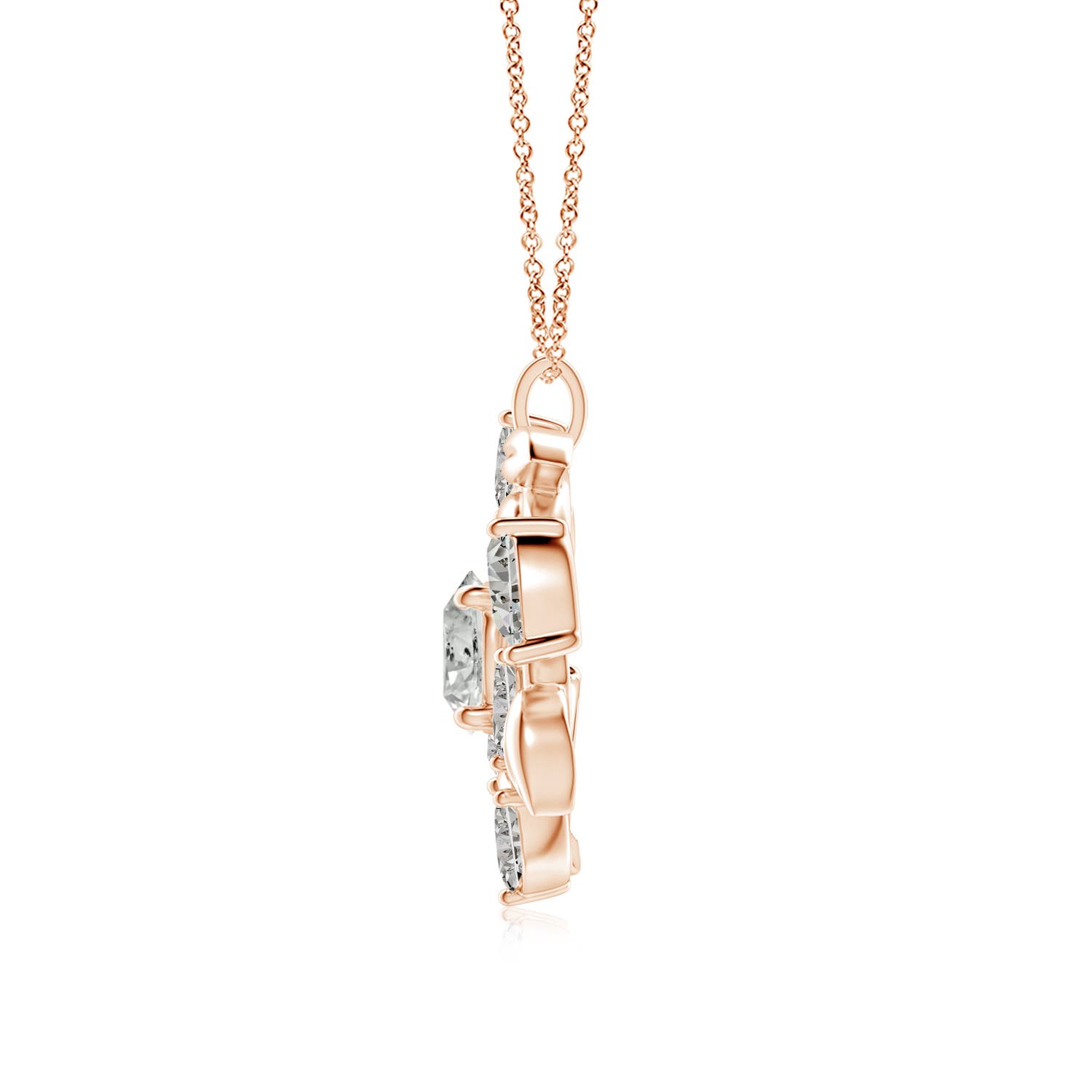 K, I3 / 4.62 CT / 18 KT Rose Gold