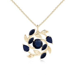 Round A Blue Sapphire